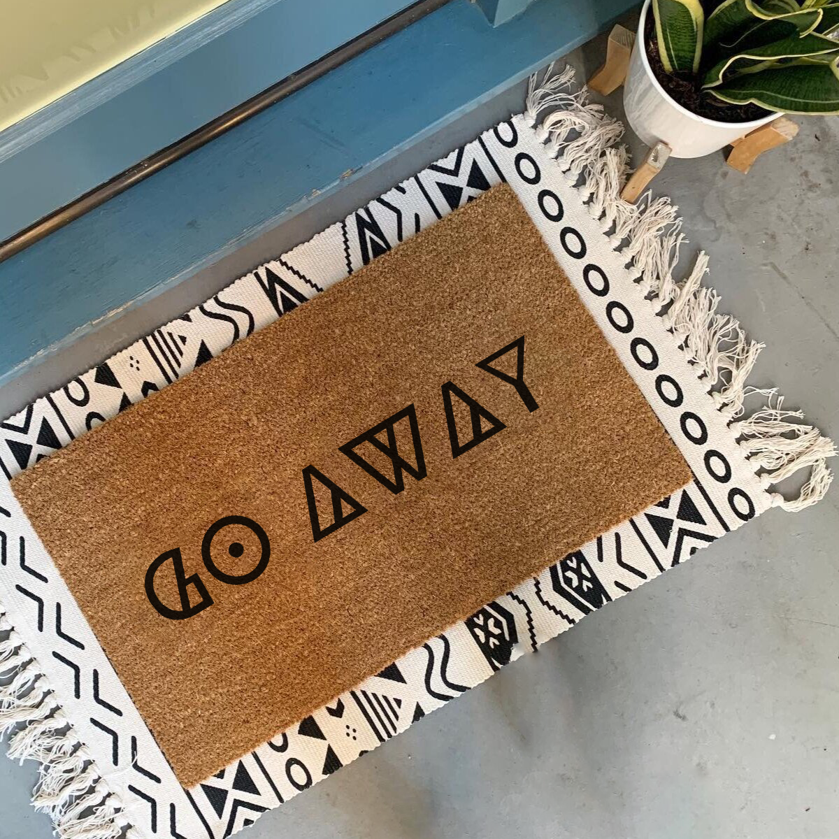 Go Away - Doormat