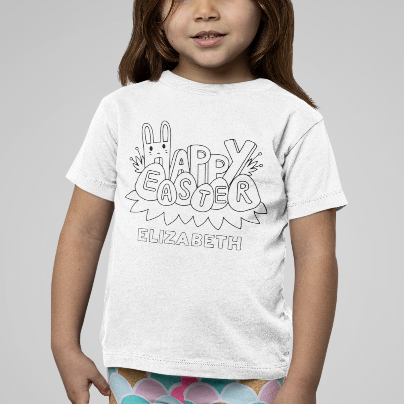 Happy Easter - Color Me Tee